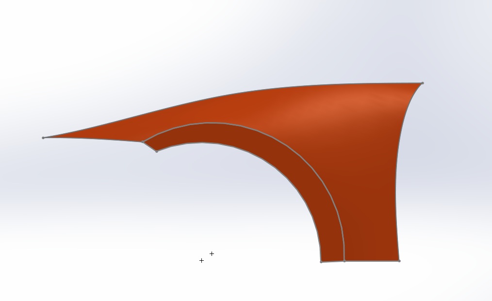BMW Fender CAD Model